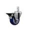 Service Caster 3.5'' Blue Polyurethane Wheel Swivel 3/4'' Square Stem Caster with Brake SCC-SQ20S3514-PPUB-BLUE-PLB-34 - alternate 1